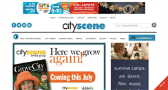 Desktop Screenshot of cityscenecolumbus.com