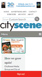 Mobile Screenshot of cityscenecolumbus.com